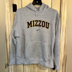 Men's Mizzou Nike Grey XL Hoodie Sweatshirt